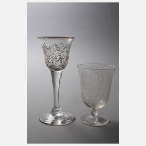 Konvolut Trinkgläser