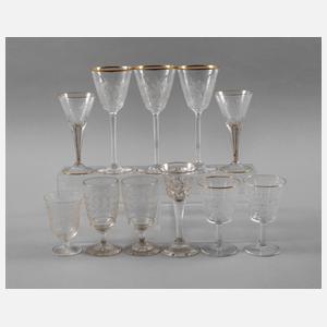 Konvolut Trinkgläser