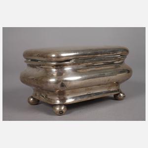 Biedermeier-Zuckerdose Silber