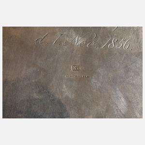 Biedermeier-Zuckerdose Silber