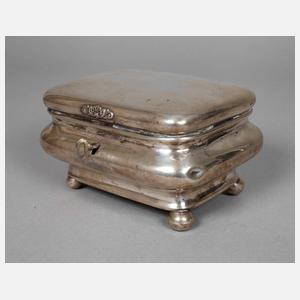 Biedermeier-Zuckerdose Silber