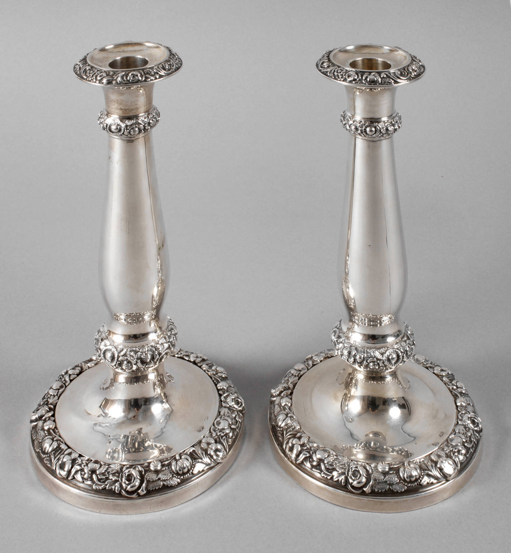 Paar Silberleuchter Wien