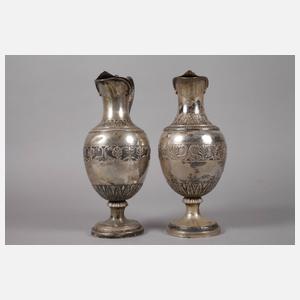Paar Silberkannen