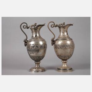 Paar Silberkannen