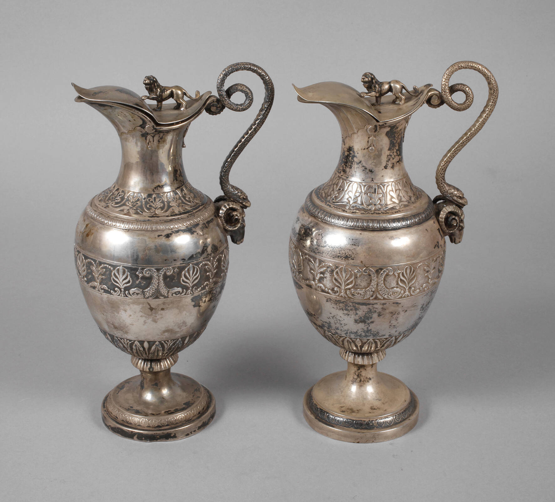 Paar Silberkannen