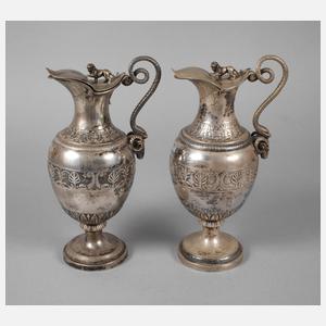Paar Silberkannen