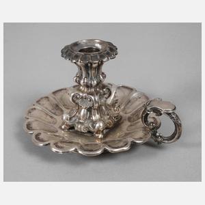 Barocker Silber Leuchter Erfurt