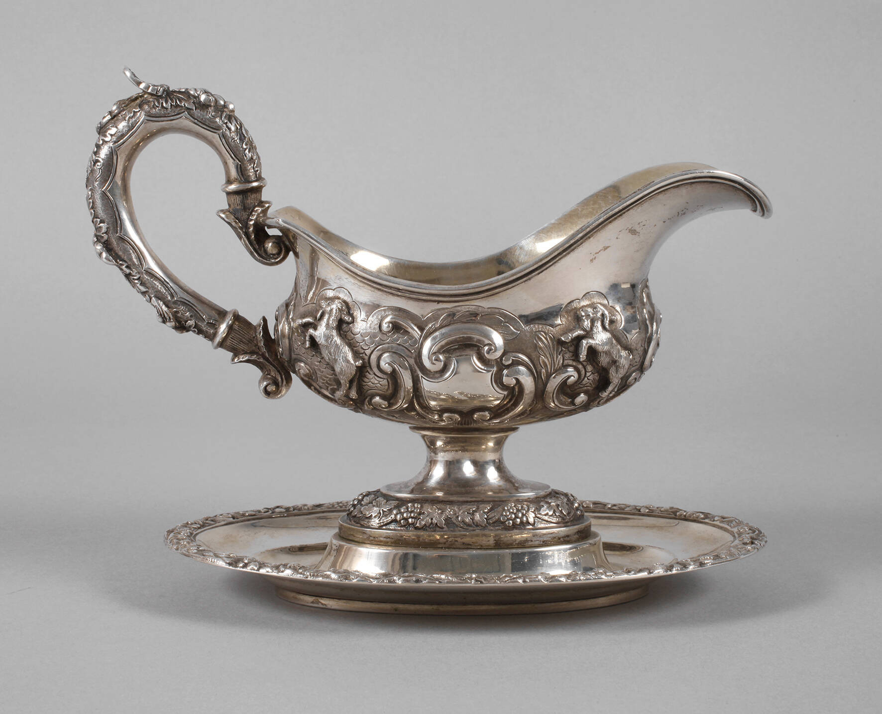 Silber Sauciere Rokoko