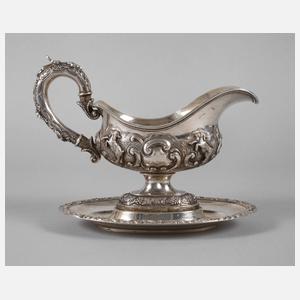 Silber Sauciere Rokoko