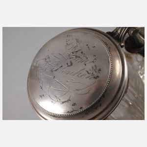 Bierkrug mit Silberdeckel