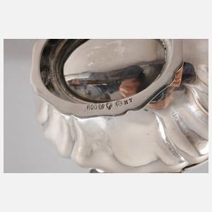 Zuckerdose Silber im Barockstil