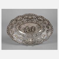 Durchbruchschale Silber111