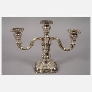 Paar Silberleuchter 3-armig