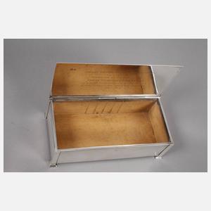 Silber Zigarrendose England