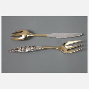 Silber zwölf Dessertgabeln