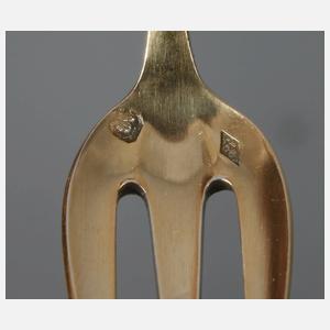 Silber zwölf Dessertgabeln