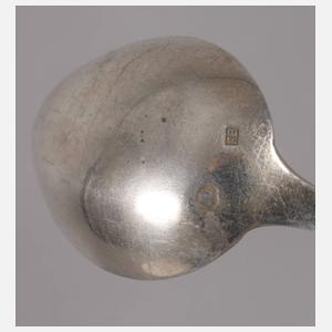 Zwölf Dessertlöffel Silber