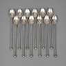 Zwölf Cocktaillöffel Silber
