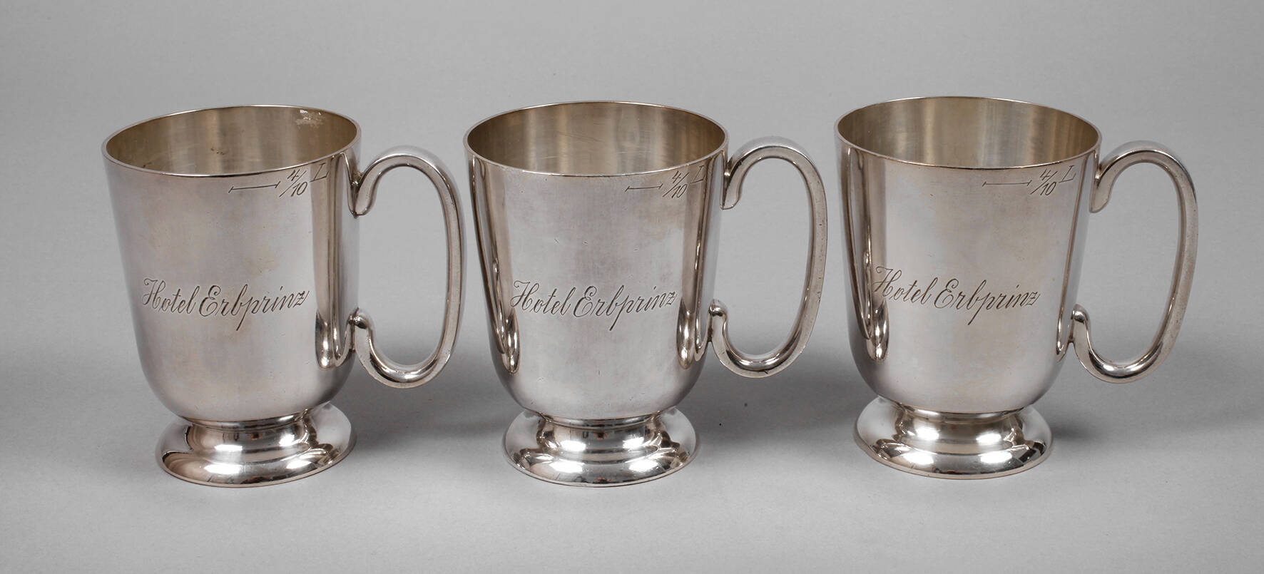 Drei Henkelbecher Hotel Erbprinz