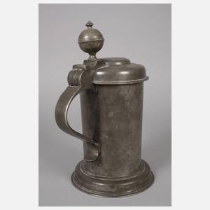 Zinn Walzenkrug 1743