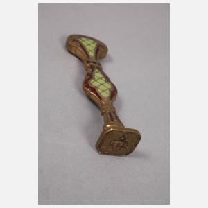 Großes Schreibtischset Emaille