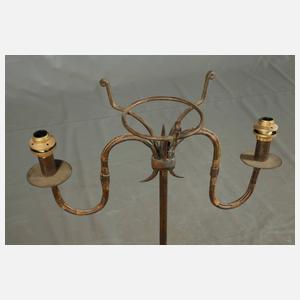 Paar Stehleuchten Schmiedeeisen