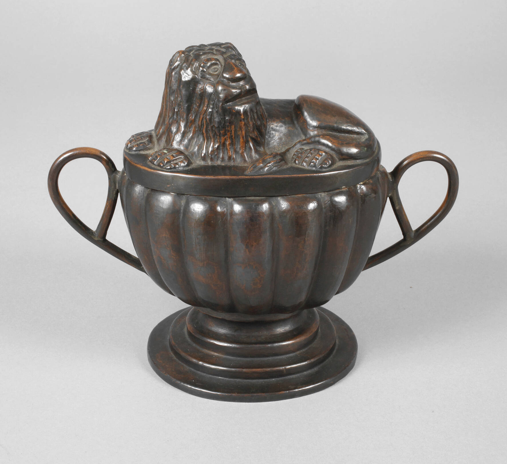 Deckelgefäß Kupfer