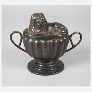 Deckelgefäß Kupfer