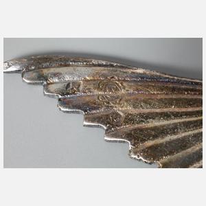 Silber Zierfigur als Gliederfisch