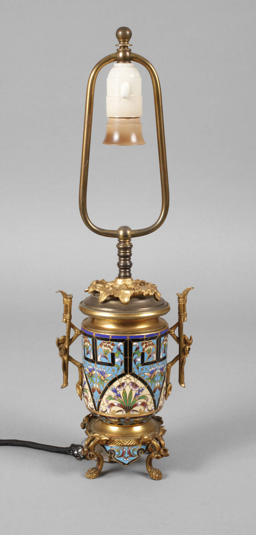 Frankreich Lampenfuß Cloisonné