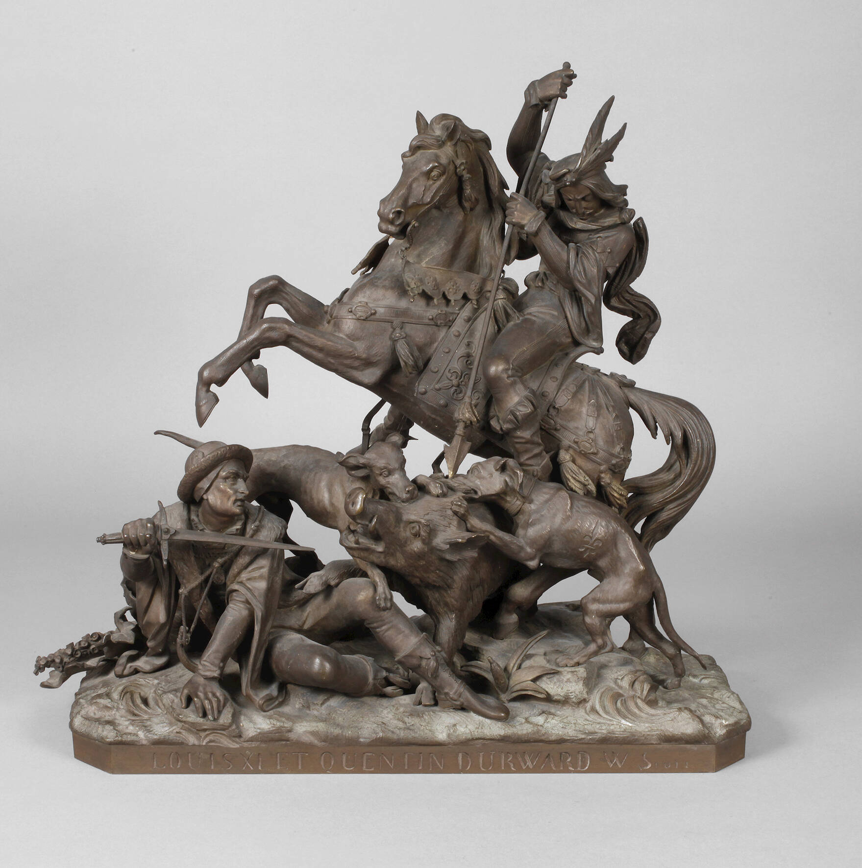 Jean Francois Théodore Gechter, "Louis XI et Quentin Durward"