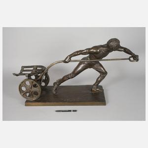 Christian August Hagen, Arbeiter mit Karren