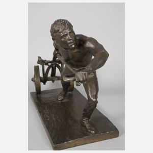 Christian August Hagen, Arbeiter mit Karren