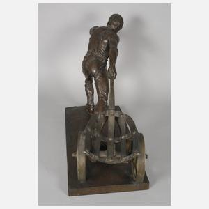 Christian August Hagen, Arbeiter mit Karren