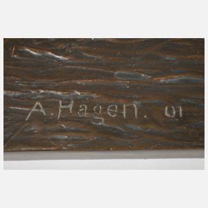 Christian August Hagen, Arbeiter mit Karren