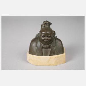 Monogrammist ER, humoristische Kleinbronze