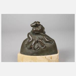 Monogrammist ER, humoristische Kleinbronze