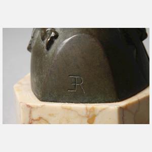 Monogrammist ER, humoristische Kleinbronze