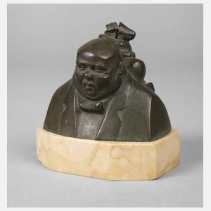 Monogrammist ER, humoristische Kleinbronze