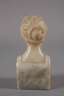 Kleine Alabasterbüste Jugendstil