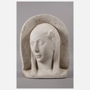 Reliefbüste Marmor