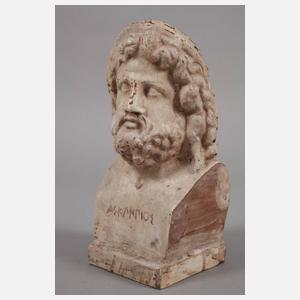 Büsten fünf antiker Persönlichkeiten