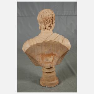 Herrenbüste Terrakotta