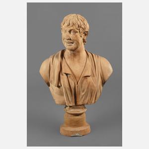 Herrenbüste Terrakotta