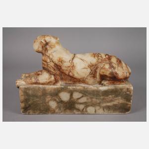 Paul Zeiller, liegender Tiger