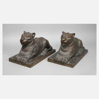 Konrad Taucher, Paar liegende Löwen111