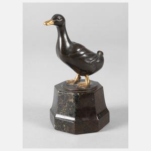 G. Weber, Kleinbronze Gans