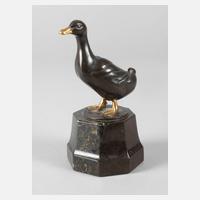 G. Weber, Kleinbronze Gans111