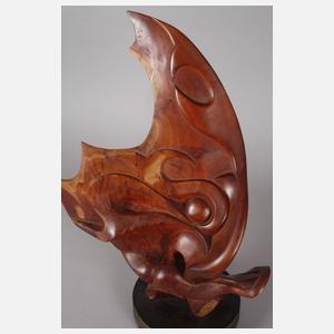 R. Canonica, moderne Holzskulptur