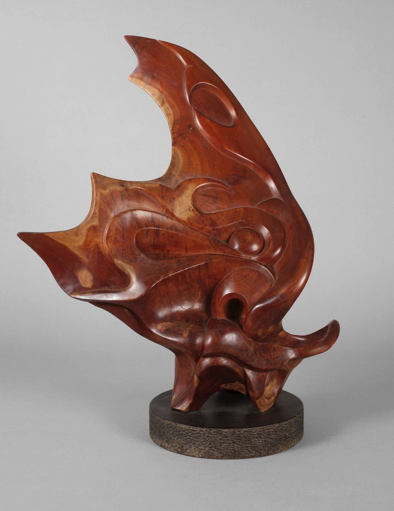 R. Canonica, moderne Holzskulptur